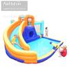 AirMyFun escorregador inflável infantil Piscina de bolinhas Marinhas Trampolim grande para crianças Casa travessa Venda direta da fábrica