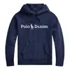 Coleção de Primavera Ralph Lauren Polo: Moletom com capuz em algodão puro, unissex, estilo pullover, adequado tanto para uso interno quanto externo, 100% algodão