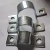 Abrazadera de Tubería Galvanizada, Abrazadera de Silla de Hierro Engrosada, Abrazadera de Placa de Acero con Agujeros, Abrazadera en Forma de U 20 25 32 48 60 90 mm