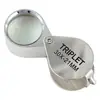 Lupa Dobrável 10*21mm para Joias, Jade, Identificação de Selos Antigos Anti-Falsificação, Ampliação 10X 20X 30X
