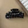 Pinza de Acetato con Incrustaciones de Diamantes Puntiagudos de Diseño Coreano, Pinza de Tiburón de Moda y de Alta Gama para Accesorios del Cabello de Mujer en la Parte Posterior de la Cabeza, Estilo Nuevo