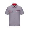 Roupa de Trabalho de Proteção de Verão 100% Algodão Personalizada Roupa de Trabalho de Fábrica Roupa de Trabalho para Soldador Eletricista Roupa de Trabalho de Manga Curta Logo Personalizado Bordado