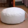 Futon Chão Tatame Japonês Almofada Varanda Almofada Espessa Redonda Tecido Preguiçoso Almofada Removível e Lavável no Chão