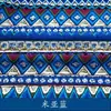 Tela tela teñida tela impresa tela estilo étnico ropa material para cortinas material azul y blanco Dali Wuzhen teñido anudado otro