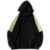 Suéter deportivo casual para hombre estilo Hong Kong de otoño e invierno con felpa, sudadera de hombre con capucha, ropa holgada coreana para estudiantes, abrigo