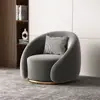 Sillón Sofá, Silla de Ocio Giratoria de Lujo Ligero, Silla de Diseñador, Sofá de Tela Perezoso para Sala de Estar, Silla Tigre Minimalista