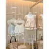 OFICIAL - Blusa de estilo coreano de alta gama para mujer, manga abullonada francesa de 3 colores, estilo capullo 26990