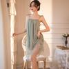 Casa boudoir tentação renda sexy lingerie gorda mm tamanho mulheres grávidas suspensórios pijamas conjunto de pijamas uma geração de cabelo