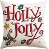 Escena invernal de nieve Almohada navideña sofá cojín de sala de estar Ambiente navideño cojín para respaldo almohada para dormir decoración de coche