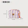 Necessaire Cultural e Criativa Bidimensional, Bolsa de Armazenamento de Grande Capacidade para Viagem, À Prova d'Água, Aparência Sofisticada, Bolsa de Cosméticos Portátil, Personalizável