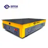 Carro Nivelador Elétrico de 10 Toneladas Caminhão de Carga de Oficina Bateria Sem Trilhos Plataforma Ajustável Controle Remoto Elétrico Carro Plano