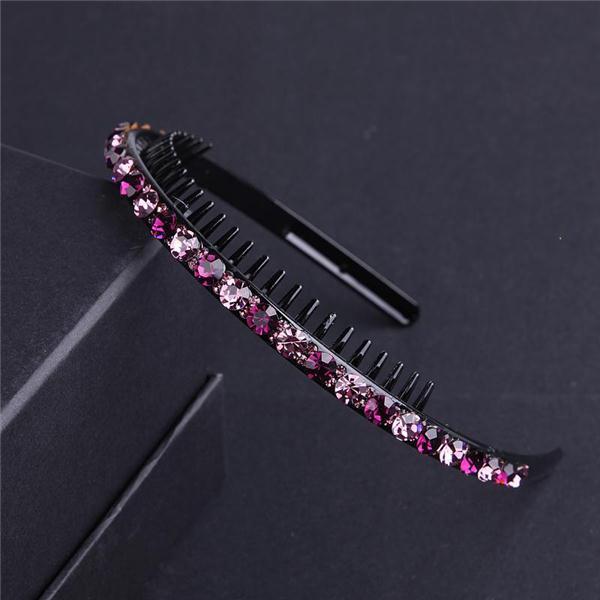 长齿细边深浅紫色