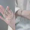 Pulsera trenzada de bambú fresco ins Nicho de alta gama Pulsera de bosque 2023 Nueva Pulsera para pareja y mejor amigo