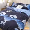 Juego de ropa de cama de cuatro piezas, funda de edredón, juego de tres piezas individual para dormitorio de estudiante, funda de edredón, pieza individual, nuevo modelo 2026, apto para todas las estaciones