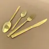 Cuchillo, Tenedor y Cuchara de Acero Inoxidable Transfronterizos, Vajilla Occidental para Hogar y Restaurante, Cuchillo para Bistec, Tenedor para Pasta, Tenedor para Ensalada, Cuchara para Comer, Cuchara para Postre