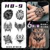 Pegatinas de Tatuajes Herbales Estilo Oscuro para Hombres y Mujeres, Tatuajes Impermeables y de Larga Duración, No Reflectantes, Semipermanentes, Pegatinas de Alta Gama para Brazos y Piernas