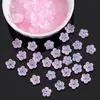 Flor de Peonía de Cristal Flor Colorida de Cinco Pétalos Cadena de Cuentas Accesorios para Joyería DIY Pulsera Pulsera Accesorios de Producto Semi-terminado Materiales