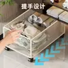 Gabinete de baño debajo del estante de almacenamiento inodoro con ruedas detergente para ropa carrito pequeño lavabo debajo de la cesta de almacenamiento cesta de ropa sucia móvil