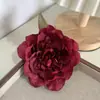 Didy No Tiene Miedo del Mismo Pasador Verde de Phalaenopsis Flor Lateral Flor Artificial Tocado Accesorios para el Cabello de Viaje a la Costa
