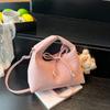Otoño 2025 Nuevo Diseño de Nicho Versátil Ins Color Sólido Alto Valor Bolso de Hombro Cruzado Casual Bolso Dumpling