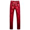 Túnica Dragón Dorado Tuhao Amazon AliExpress Explosiones Transfronterizas Pantalones Casuales con Patrón de Piel Paredes de Ajuste para Pantalones