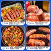 Salsicha Grelhada em Pedra Vulcânica Salsicha de Carne Pura Cachorro-Quente Fritadeira a Ar Ingredientes Salsicha Autêntica Presunto Atacado Pimenta Preta Loja Principal