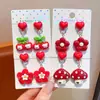Pendientes de Clip para Niñas con Acabado de Alta Gama, Lindos Pendientes de Dibujos Animados de Pony Estilo Princesa para Niñas, No Requieren Perforación, No Lastiman los Oídos