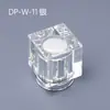En Stock 15 Piezas Tapas para Botellas de Perfume, Carcasa Transparente Cuadrada, Tapas Metálicas de Colores, Accesorios para Botellas de Perfume, Al Por Mayor