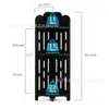 Estante de Esquina para Baño Transfronterizo, Estante de Almacenamiento de Múltiples Niveles con Rejilla para Baño, Estante de Almacenamiento para Esquina de Inodoro de Aromaterapia y Productos para el Cuidado de la Piel