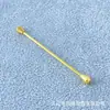 Alfiler de Cuello para Hombre de Gama Alta con Dos Extremos y Hebilla Espiral Estilo Coreano Accesorios para Cuello de Camisa Formal de Negocios Alfiler de Cuello