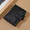 Billetera Corta Retro de Moda para Hombre Modelo Nuevo 2026 Cartera Simple para Licencia de Conducir Portatarjetas de Marca de Moda Cartera de Cuero Juvenil