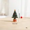Árbol de Navidad Resina Muñeco de Nieve Anciano Adornos Decoración de Escritorio para el Hogar Adornos Navideños Adornos de Atmósfera Creativa