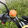 Timbre de Bicicleta Hamburguesa Bicicleta de Montaña Universal Mini Súper Ruidoso Timbre de Bicicleta Bicicleta Infantil Scooter Vehículo Eléctrico Decoración