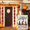 Banderas de Jardín Personalizadas Transfronterizas con Gato Negro, Calavera, Elfo, Calabaza, Decoraciones de Patio de Halloween, Banderas Impresas por Ambos Lados