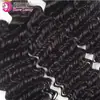 Cabelo Humano Onda Profunda com Fechamento de Renda 4*4