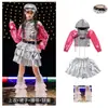 Ropa de Baile Jazz para Niñas Hip-Hop Genial y Guapo Traje de Street Dance para Niña Moda Ropa de Jazz para Escenario y Pasarela Infantil