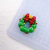 Serie Navideña Caricatura Regalo Accesorios de Resina Pegamento de Crema DIY Funda de Teléfono Pasador Titular Decoración Navideña Accesorios