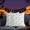 Amazon Capa de Almofada de Pelúcia Fantasma de Halloween Decoração de Atmosfera Festiva para Sala de Estar Sofá Capa de Almofada Almofada de Quarto