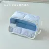 Estuche de Peluche Estrella Puff, Suave y con Apertura Amplia, Bolsa de Papelería de Gran Capacidad, Tela para Guardar Maquillaje y Juguetes