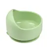 Tazón grande de caracol de silicona para bebé vajilla infantil tazón para suplementos alimenticios tazón con ventosa para comer juego de plato de silicona con tenedor y cuchara para bebé