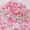Poliéster Color Alta Elasticidad Pompon Bola de Felpa Pequeña Niños de Jardín de Infancia DIY Decoración Hecha a Mano Material Accesorios Pompon Pequeño