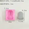 Una Variedad de Moldes de Silicona para Cabello de Muñeca DIY Arcilla Moldes para Cabello de Muñeca Versión Q Moldes de Silicona para Cabello Largo