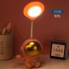 Lámpara de mesa LED pequeña de astronauta de dibujos animados para escritorio infantil, lectura, aprendizaje, luz suave, protección ocular, luz nocturna, lámpara de noche para dormitorio