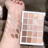 Paleta de sombras de ojos de color maestro a juego suministro directo de fábrica color mate nacarado - súper pigmentación sin caída de polvo maquillaje a prueba de agua y sudor herramienta de maquillaje de belleza portátil con ventosa magnética sombra de ojos