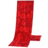 Outono e inverno rayon grande lenço vermelho personalizado logotipo reunião anual presente Ping An Fu cachecol chinês lenço vermelho atacado