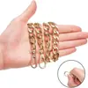 Cadena para Bolso de 12 mm Cadena Retorcida de Metal Aluminio Correa de Muñeca para Funda de Teléfono Correa de Repuesto Oro Claro Plata