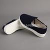 Fabricante Venta al por mayor Pu Lona Mediana Toalla Zapatos Zapatos Industriales Libres de Polvo Azul Marino Suela Suave Zapatos de Trabajo Limpios Zapatos Antiestáticos