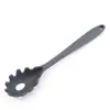 Venta al por mayor de fábrica Cuchara para Pasta con Garra de Silicona Integrada Rosa Herramienta para Servir Fideos de Cocina Utensilios de Cocina de Silicona Hogareño