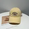 Boné de Baseball Novo Estilo Coreano com Top Macio e Ajuste Profundo para Cabeça Grande, Efeito Emagrecimento Facial, Chapéu Versátil para Proteção Solar, Tendência