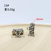 AliExpress transfronterizo Xizang plata aleación retro camiseta tubo colgante hebilla de conexión accesorios para pulsera collar hecho a mano DIY